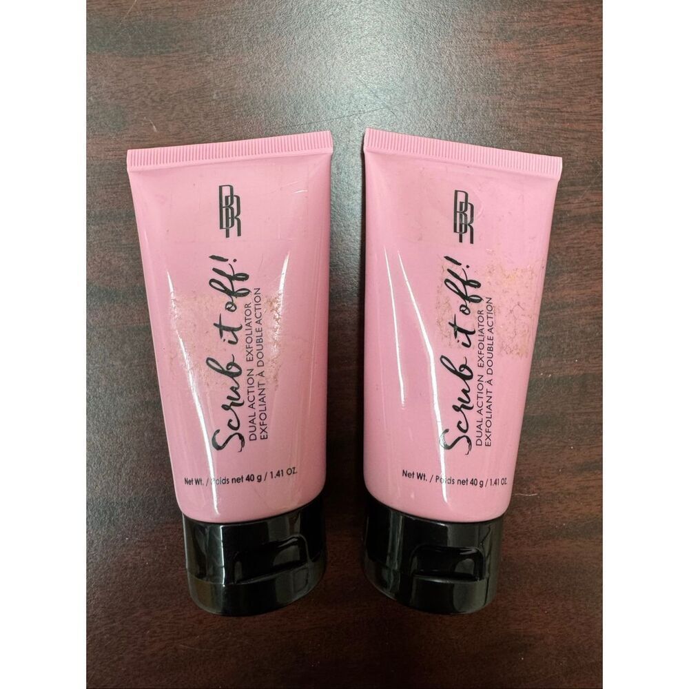 NWT Two Black Radiance Scrub It Off Dual Action Exfoliatior- 1.41 oz each